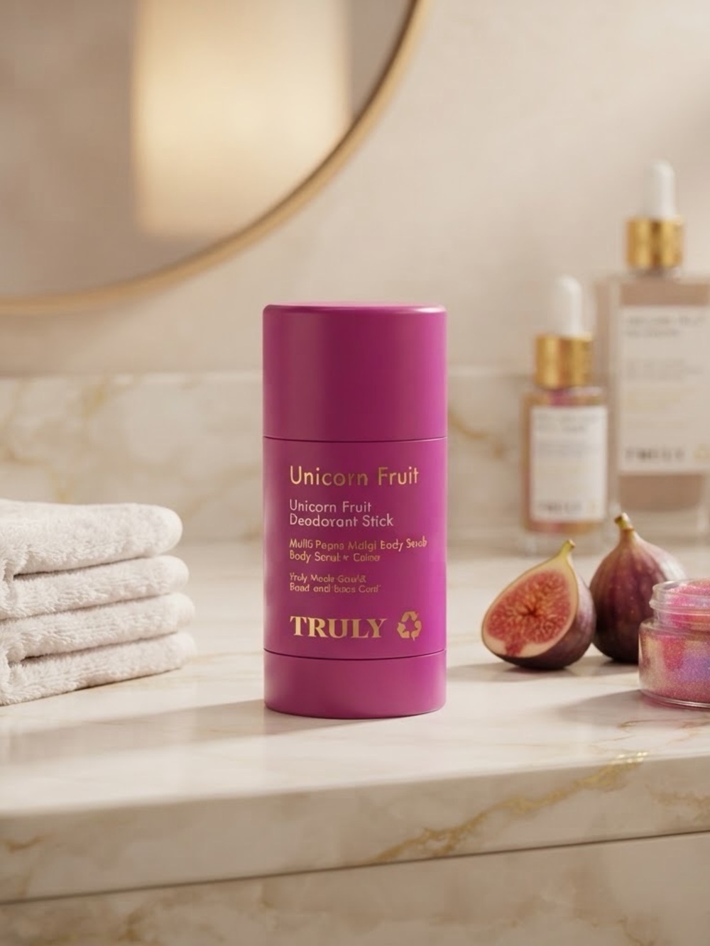 TRULY Unicorn Fruit Deodorant Stick - Magenta